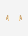 TWISTED HOOP EARRINGS GOLD