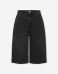 LONG DENIM JORT DARK GREY