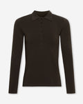 FITTED JERSEY POLO DONKERBRUIN