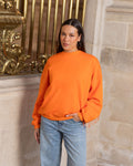 KES SCUBA OVERSIZED FRINGE SWEATER ORANGE