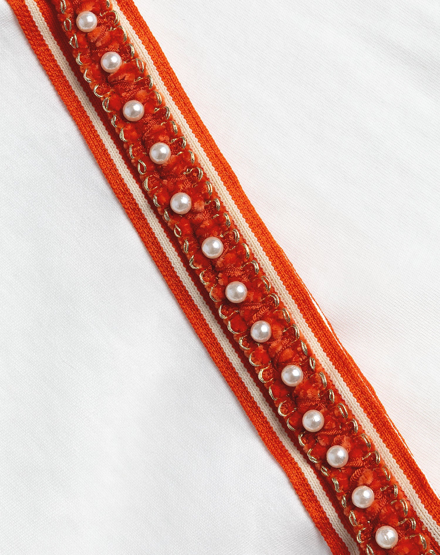 BODI OVERSIZED TAPE SLEEVE TEE OFF WHITE