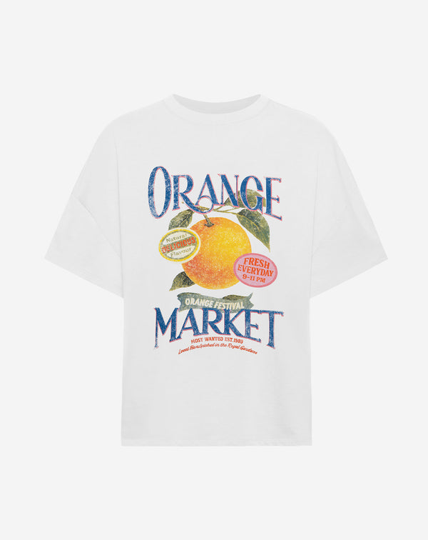ORANGE MARKET OVERSIZED TEE CRÈME
