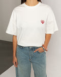LOVERS SOCIETY OVERSIZED TEE CRÈME