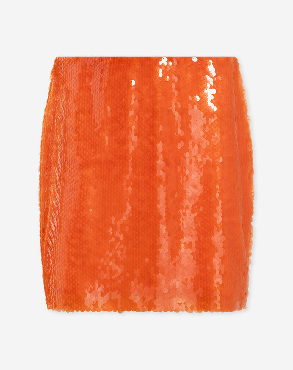 MAVI SEQUIN SKIRT ORANJE