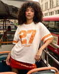 MAVI SEQUIN SKIRT ORANGE