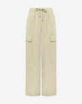GIA WIDE LEG CARGO PANTS BEIGE