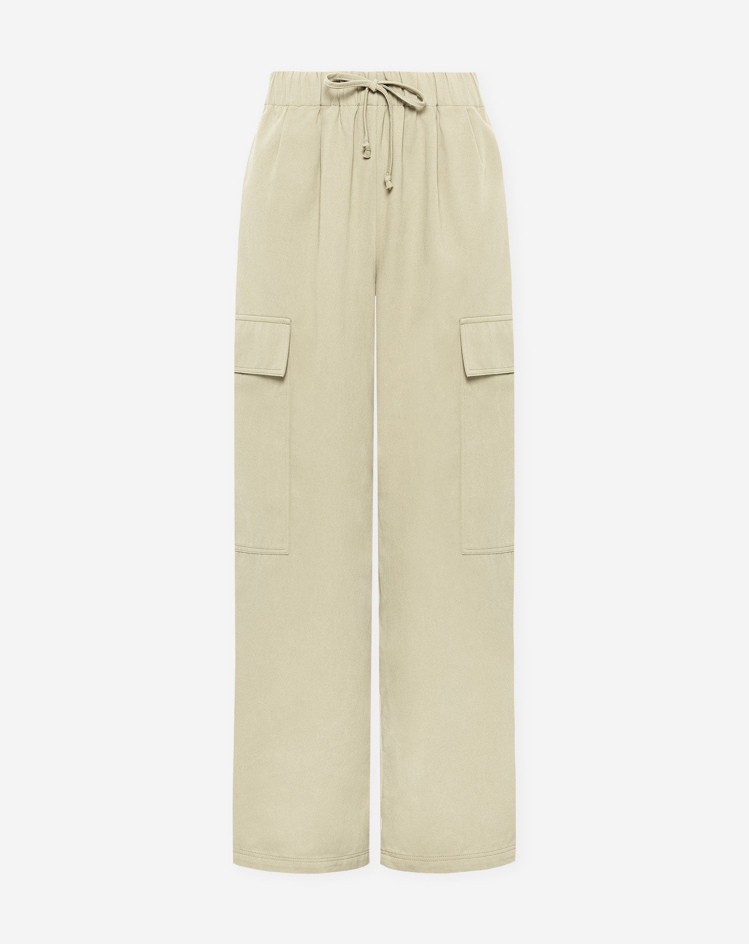 GIA WIDE LEG CARGO PANTS BEIGE
