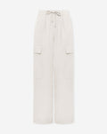 GIA WIDE LEG CARGO PANTS CRÈME