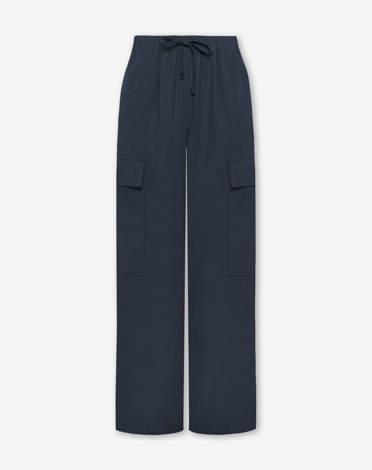 GIA WIDE LEG CARGO PANTS MARINEBLAUW