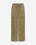 GIA WIDE LEG CARGO PANTS MATERNITY ARMY PRINT GROEN
