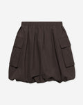 MAUI CARGO BUBBLE HEM SKIRT BRUIN