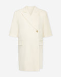 FANCY BUTTON BLAZER DRESS MATERNITY CRÈME