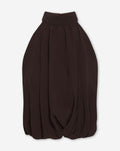 ANDY HALTER BUBBLE HEM TOP BRUIN