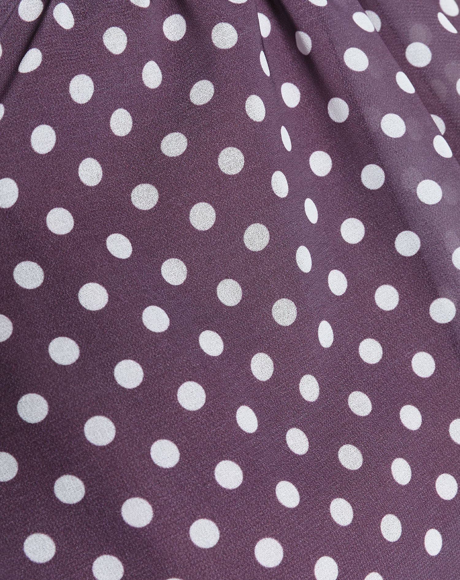 ANDY HALTER BUBBLE HEM TOP PAARS DOT