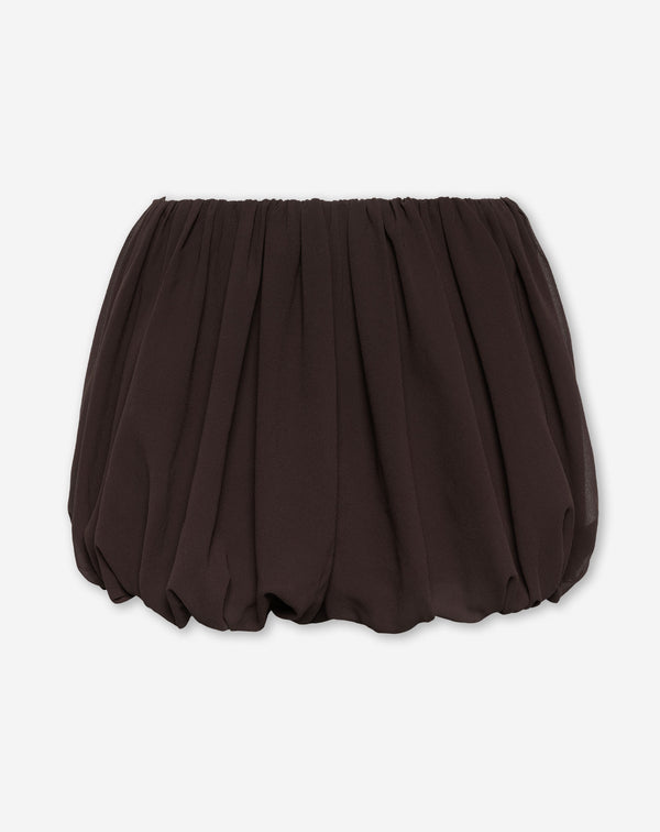 ANDY BUBBLE HEM SHORTS BRUIN