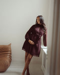 XENA DRESS MATERNITY BRUIN