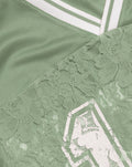 LACE SOCCER V-NECK TEE PISTACHE