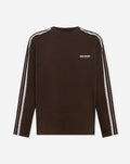 LONG SLEEVE OVERSIZED TAPE TEE BROWN