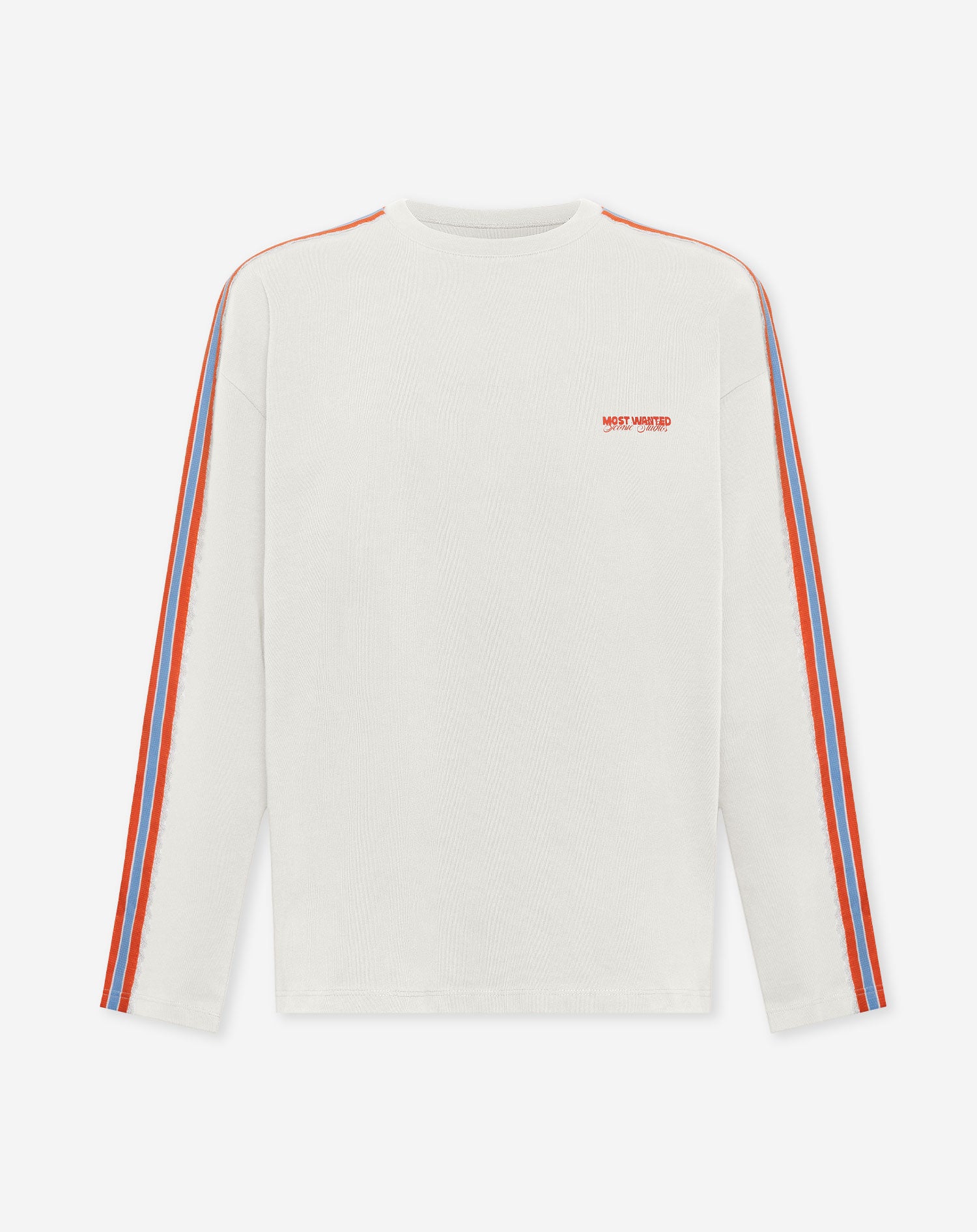 LONG SLEEVE OVERSIZED TAPE TEE OFF WHITE