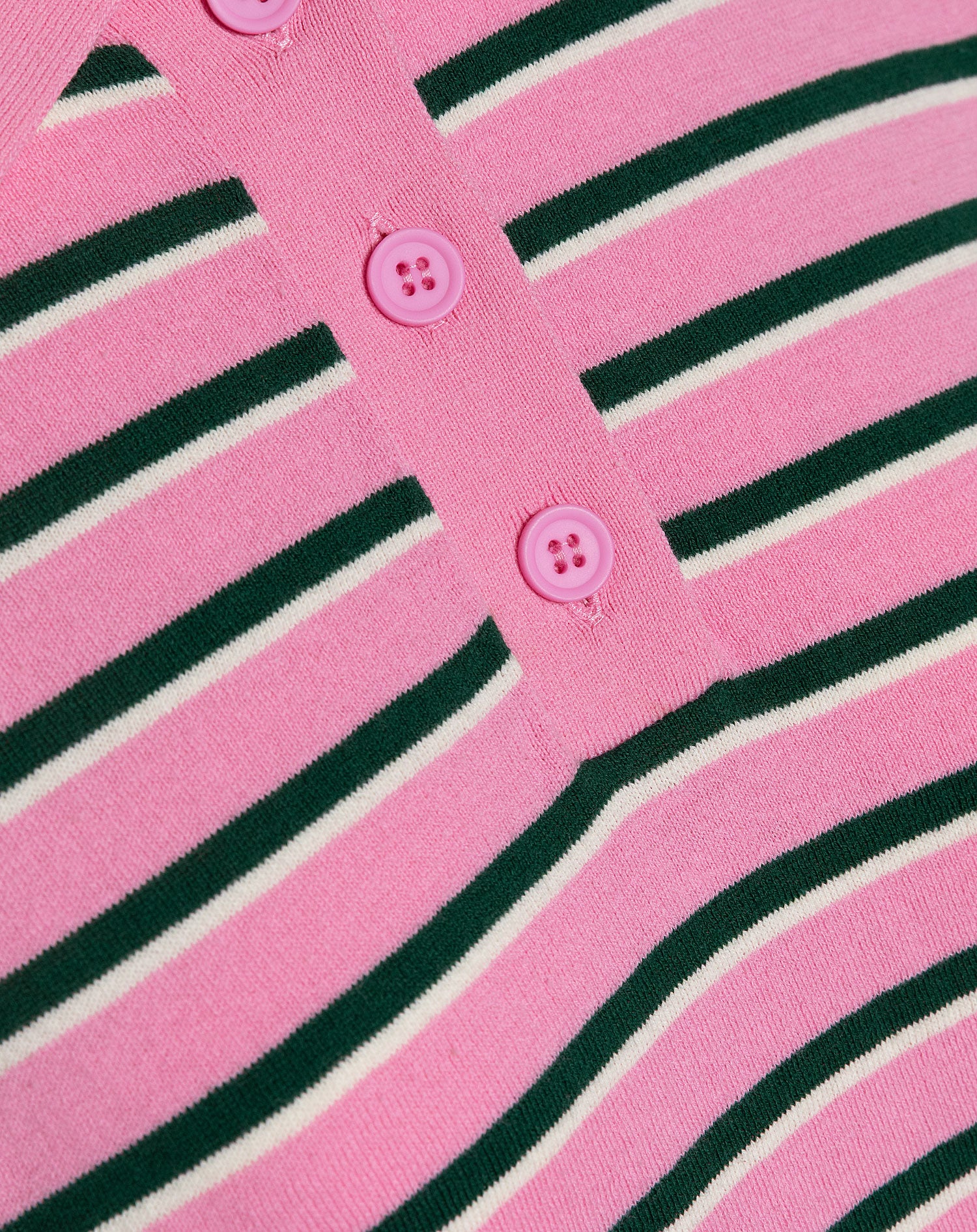 SOLANGE STRIPED POLO ROZE