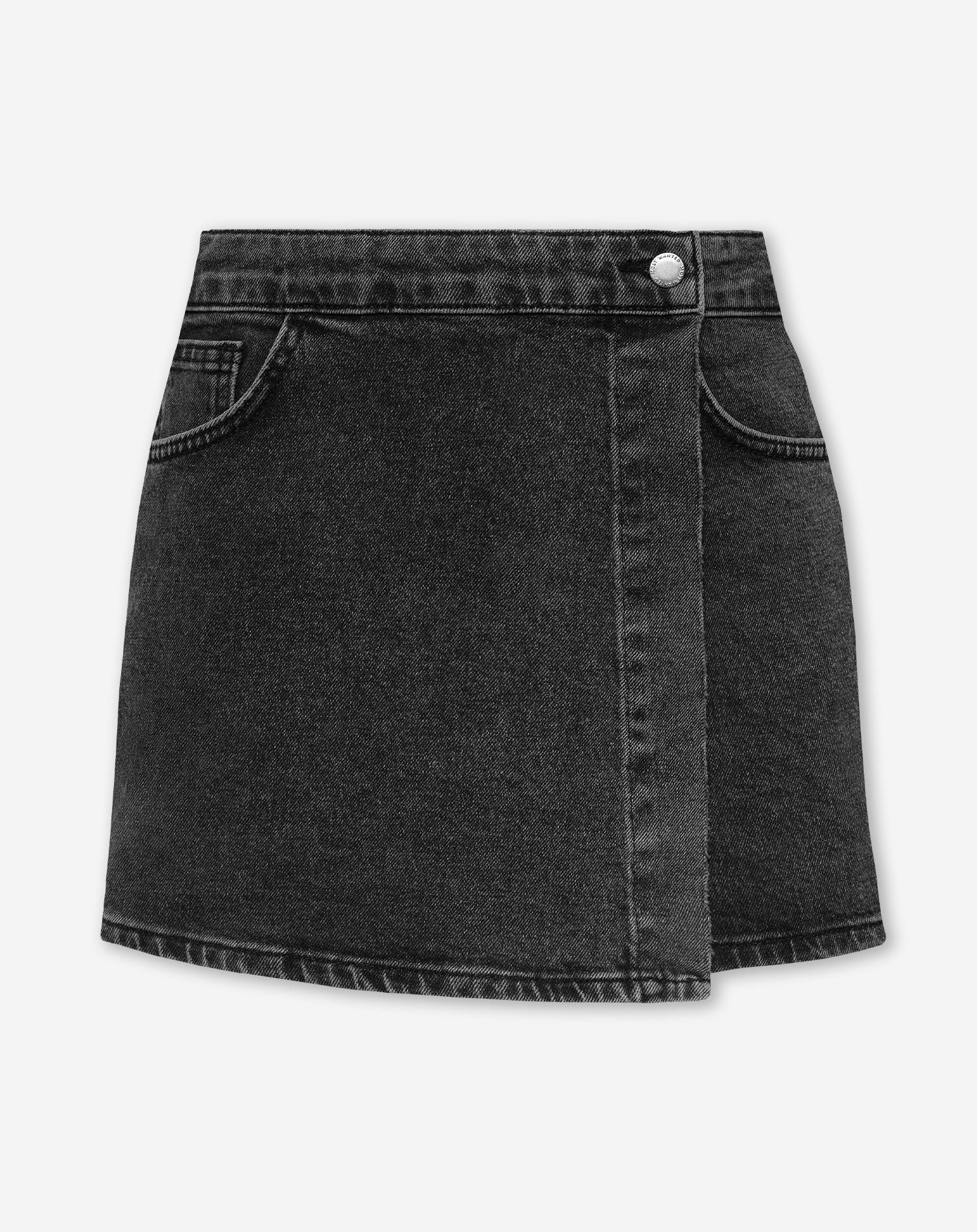 REYA DENIM SKORT DONKERGRIJS