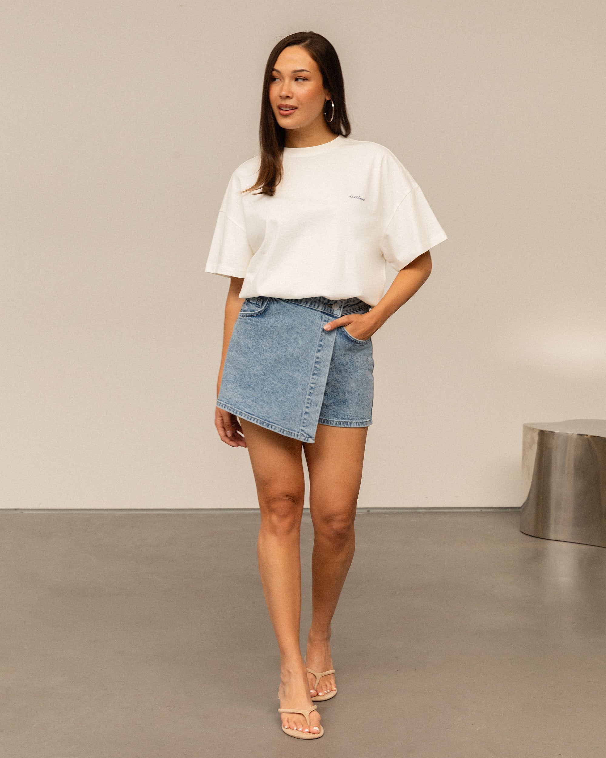 TREASURES OVERSIZED TEE CRÈME