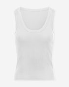 PAM RIB SINGLET WIT
