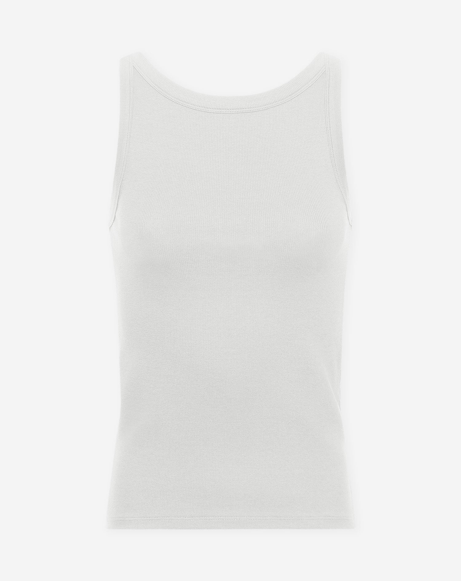 LOW BACK RIB TOP CRÈME