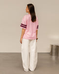 28 MESH SPORTS TEE ROZE