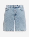 LACE DENIM JORT BLUE