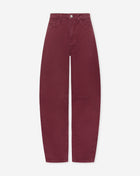 SARAH BARREL LEG JEANS ROOD