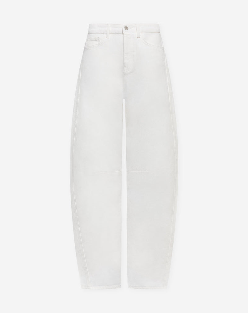 SARAH BARREL LEG JEANS WIT