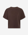 MACE RAGLAN SHORT SLEEVE SWEAT TOP ACID BROWN