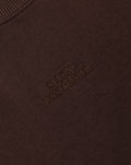 MACE RAGLAN SHORT SLEEVE SWEAT TOP ACID BROWN