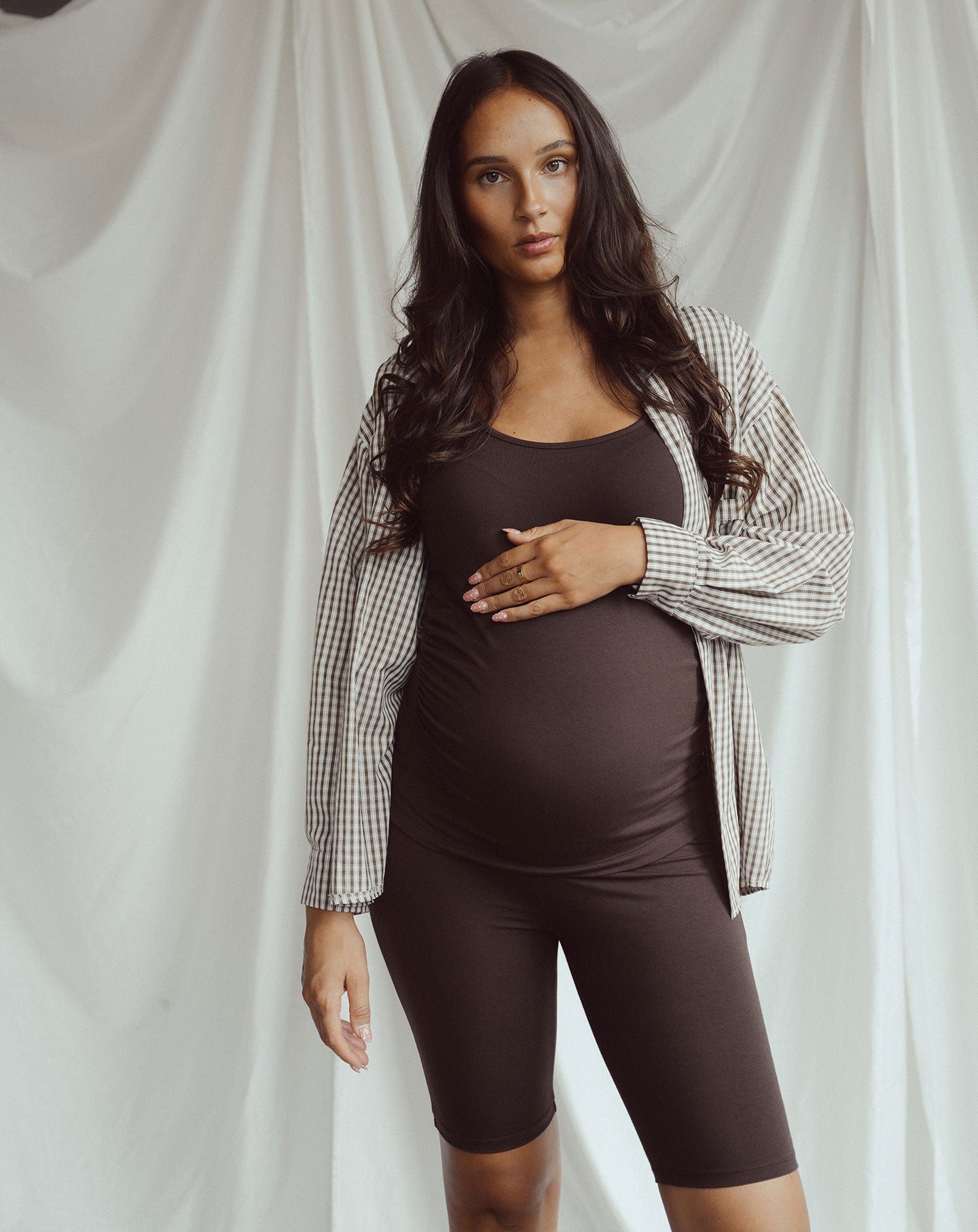 BIKER SHORTS MATERNITY DONKERBRUIN