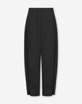 GIA TWISTED LEG PANTS ZWART