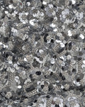 RODIE FLOWER SEQUIN SKIRT ZILVER