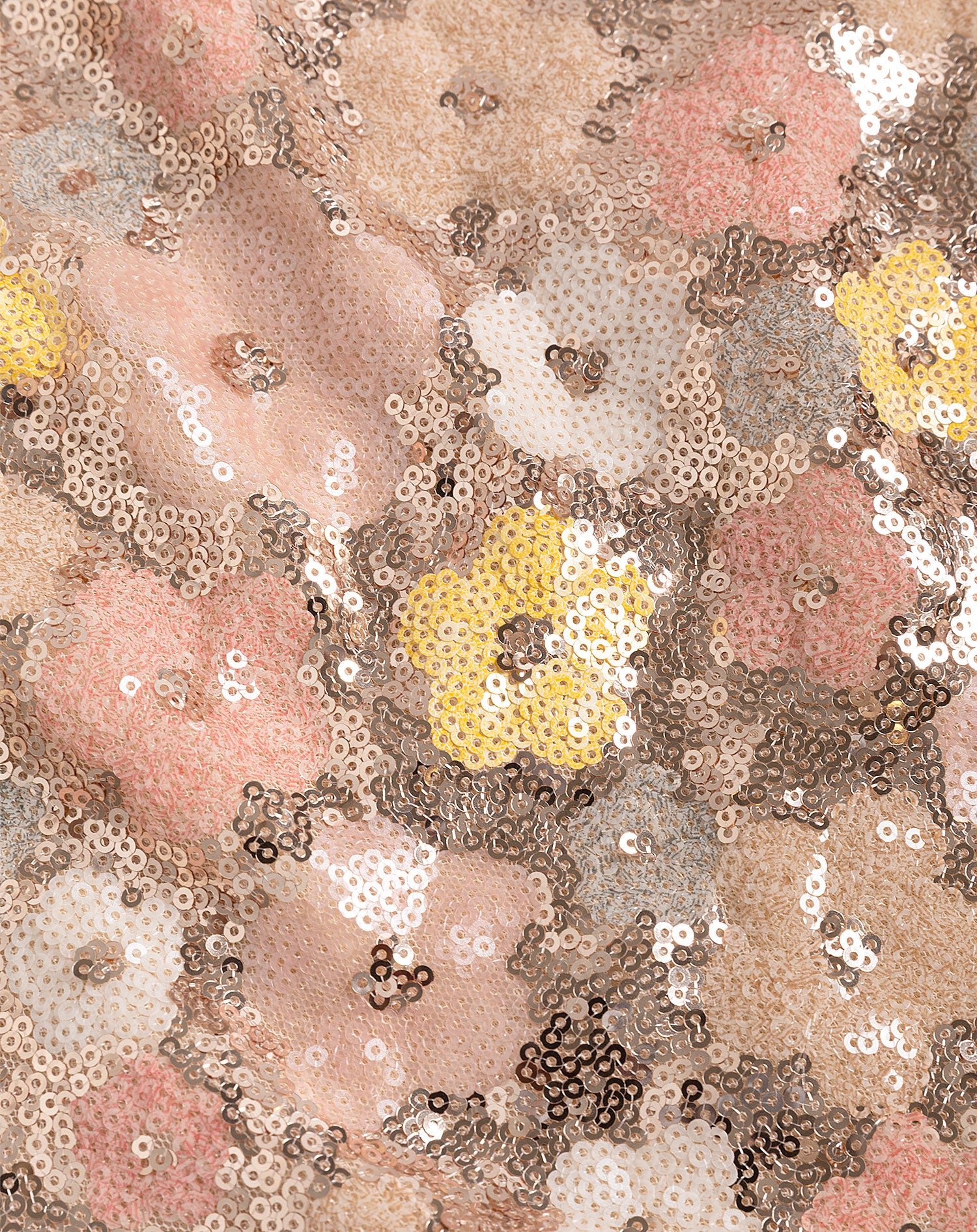 NIYA FLOWER SEQUIN SKIRT ROZE