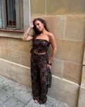 SEQUIN LACE PANTS BRUIN