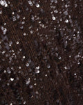 COLETTE SEQUINS HALTER TOP BRUIN