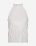 COLETTE SEQUINS HALTER TOP WIT