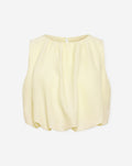 MIKA BUBBLE HEM TOP BOTERGEEL
