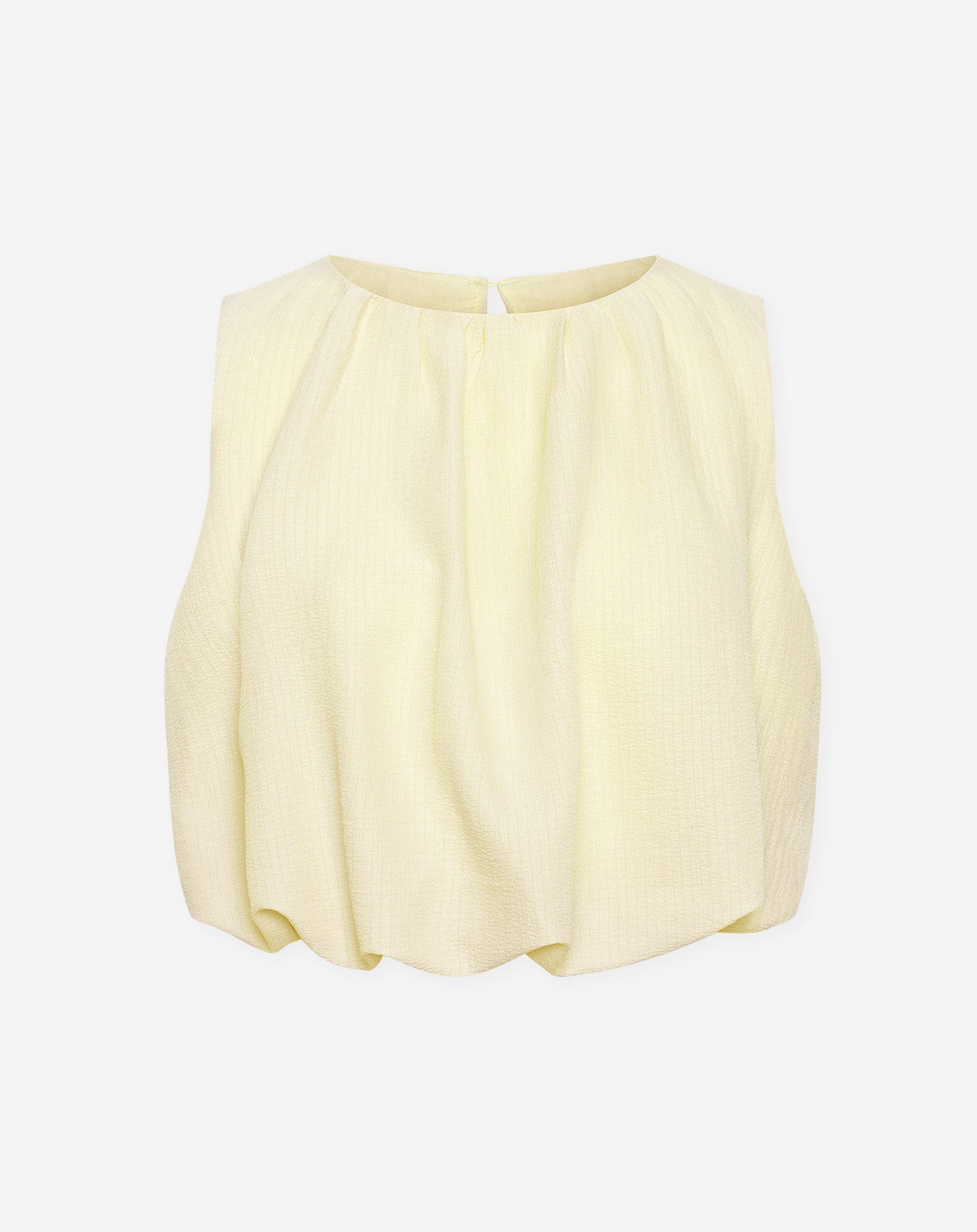 MIKA BUBBLE HEM TOP BOTERGEEL