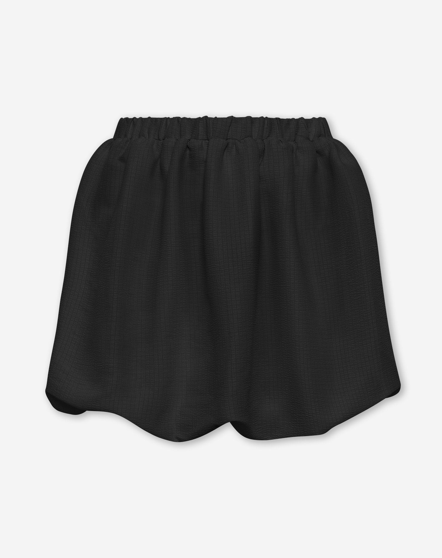 MIKA BUBBLE HEM SKIRT ZWART