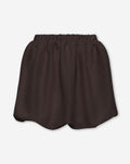 MIKA BUBBLE HEM SKIRT BRUIN
