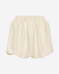 MIKA BUBBLE HEM SKIRT CRÈME