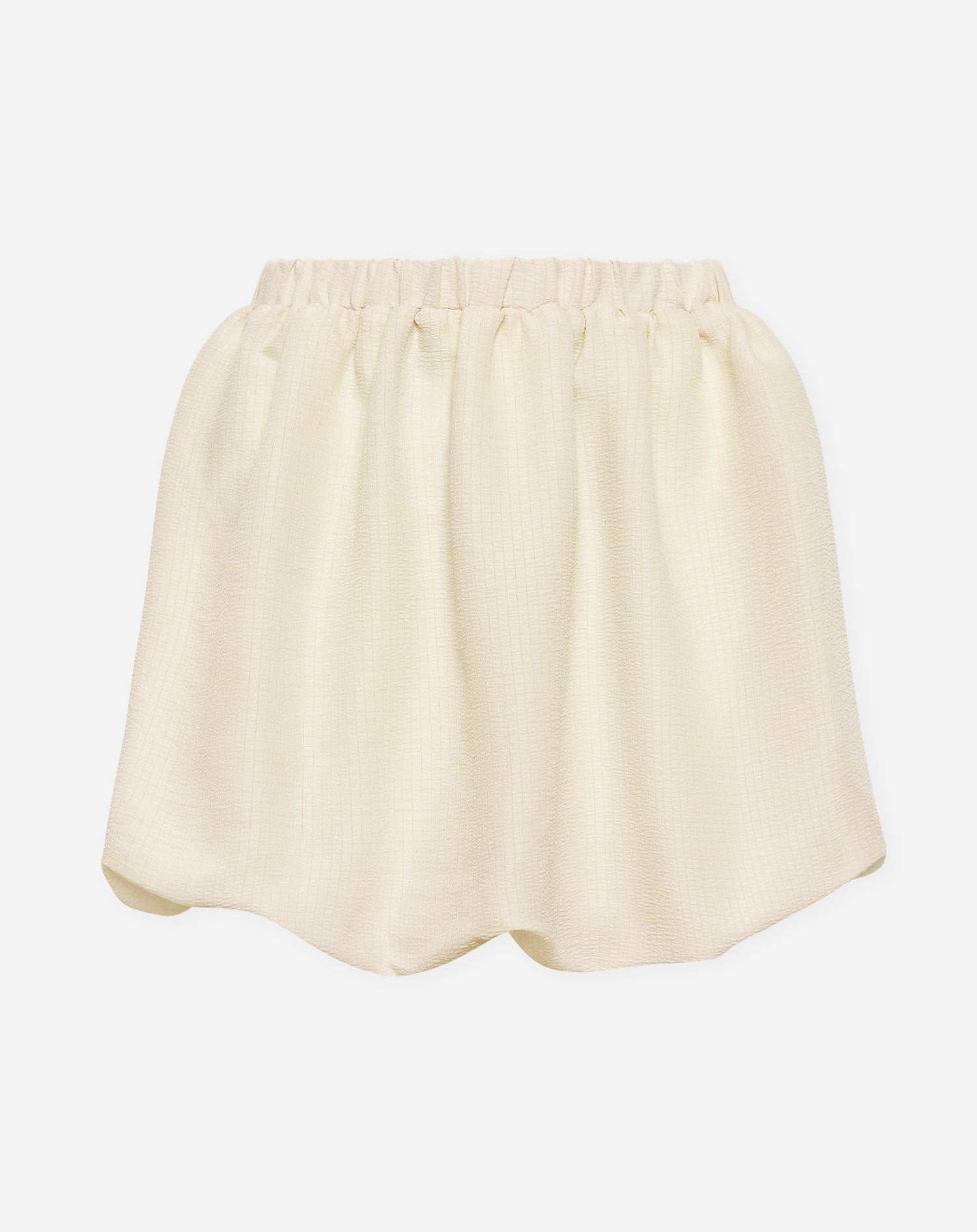 MIKA BUBBLE HEM SKIRT CRÈME