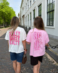 SUMMER PALM OVERSIZED TEE ROZE