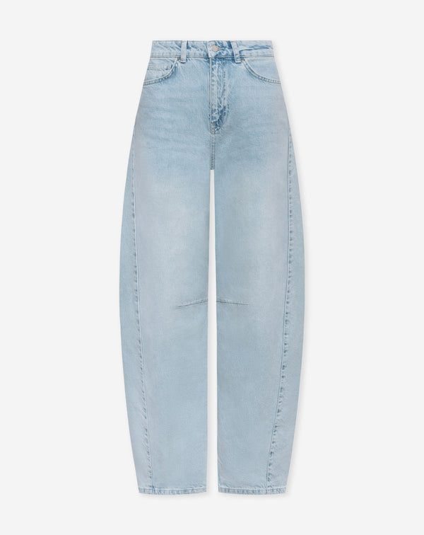 STEFFI BARREL LEG JEANS LICHTBLAUW