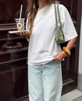 HEAVY OVERSIZED TEE CRÈME